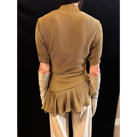COMME des GARCOS asymmetric knit