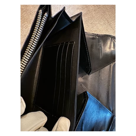 Jean-Paul GAULTIER metal plate long wallet