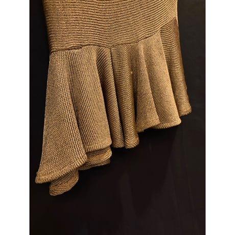 COMME des GARCOS asymmetric knit