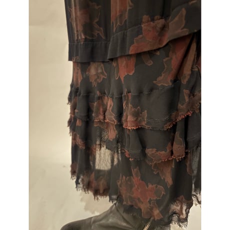 tricot COMME des GARCONS  sheer skirt