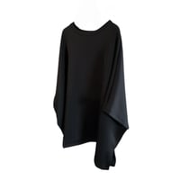 black big-cut clothing