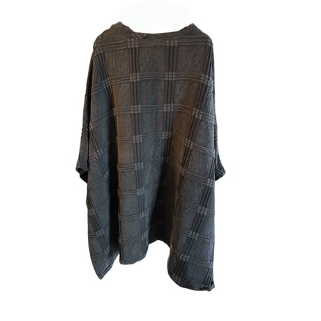 dark gray big-cut clothing