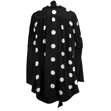 BALENCIAGA Polka dot bow tie dress