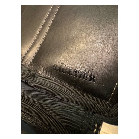 jean paul GAULTIER  bi-fold roundzipper chain wallet