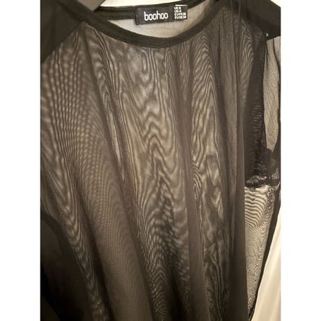 black mesh Tshirt