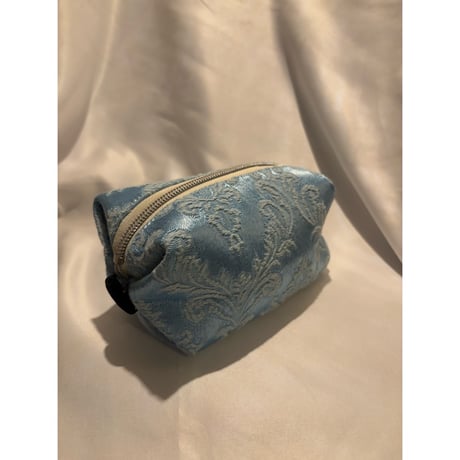 antique curtains caramel pouch