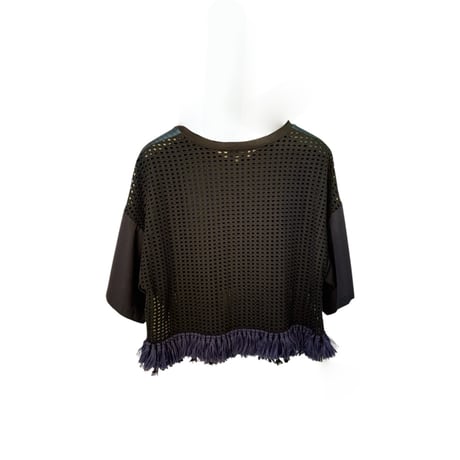 with fringe short tops