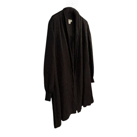Wrinkle processing A-line coat