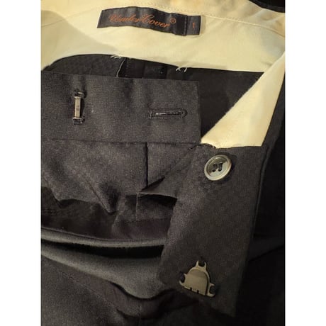 UNDER COVER Center press straight wide slacks pants