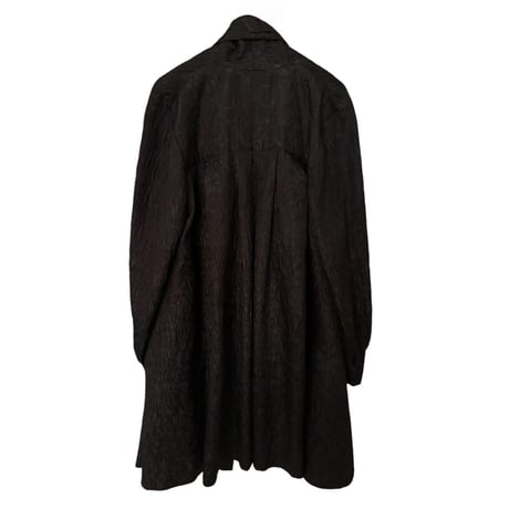 Wrinkle processing A-line coat
