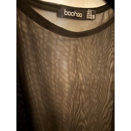black mesh Tshirt