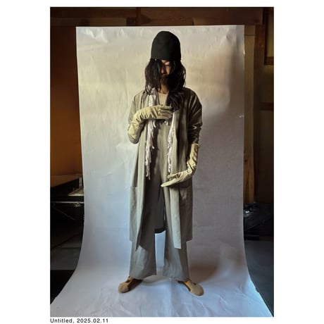 straight line long jacket