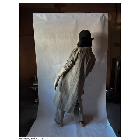 straight line long jacket
