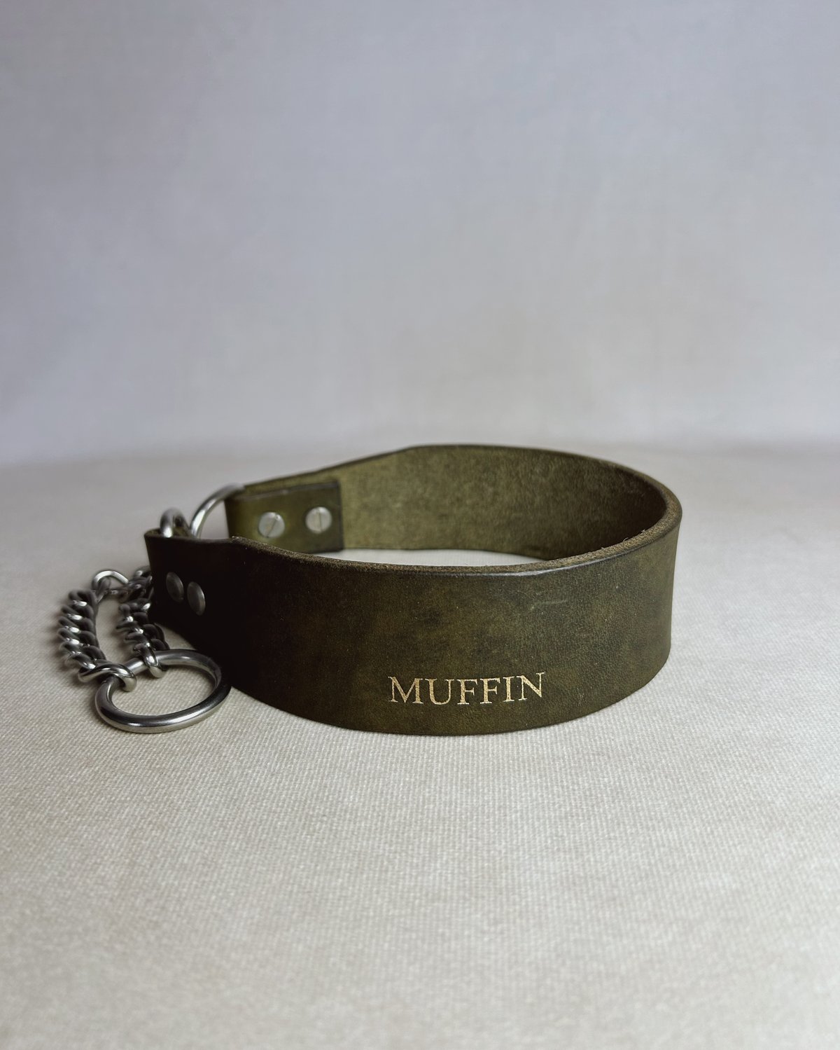 森様専用 ハーフチョークオーダー 犬用本革ハーフチョークカラーフル