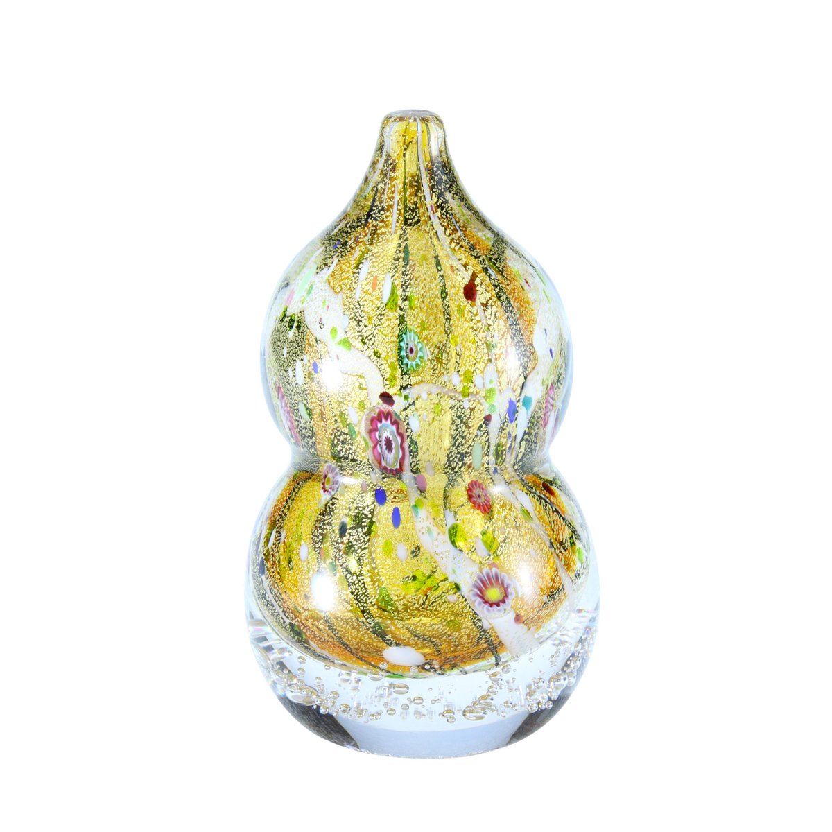 置物 金彩象嵌「光琳」瓢箪 | グラスアート黒木 | 公式オンラインストア