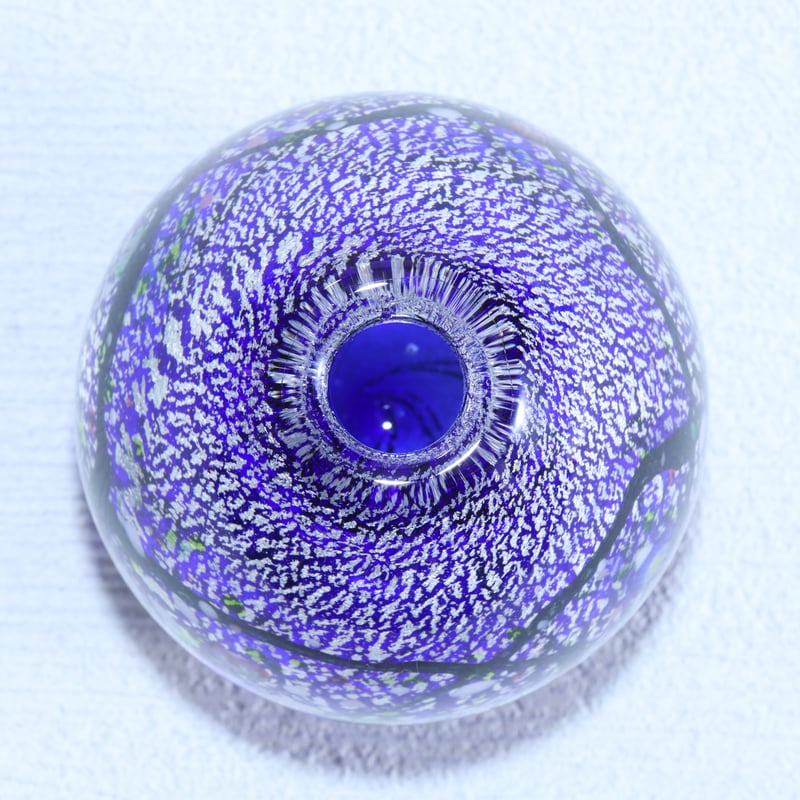 一輪挿し「光琳 爽」 コバルトブルー | グラスアート黒木 | 公式