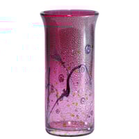 花器「光琳」 筒形 金赤