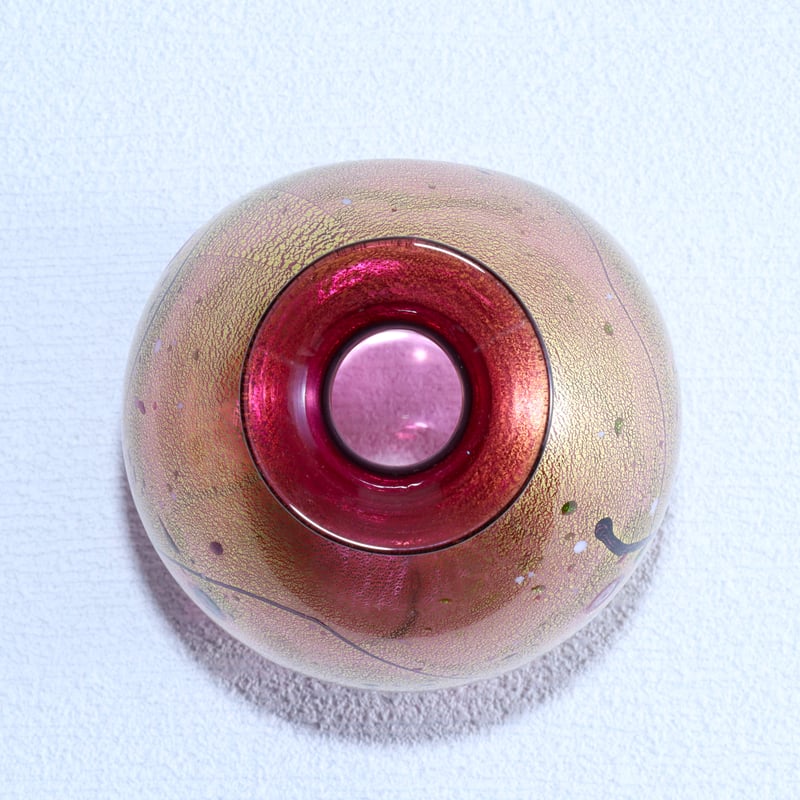 酒器セット 金彩象嵌「光琳 雅」 金赤 | グラスアート黒木 | 公式