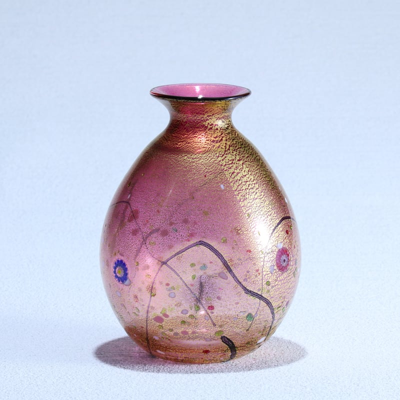 酒器セット 金彩象嵌「光琳 雅」 金赤 | グラスアート黒木 | 公式