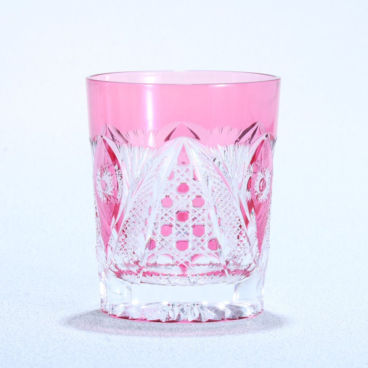 オールドファッション「綾切子」 金赤 | グラスアート黒木 | 公式