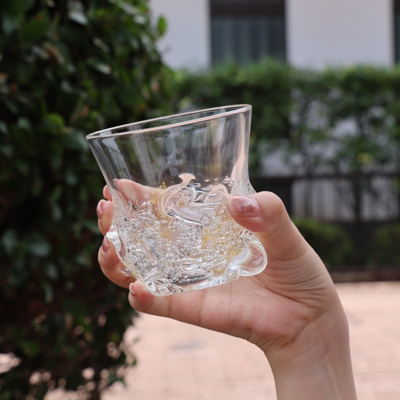 ロックグラス 「Jewelry Ice～氷の宝石～」 クリア | グラスアート黒木