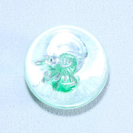 オブジェ「りんご 渚」 グリーン