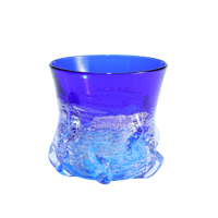 ロックグラス 「Jewelry Ice～氷の宝石～」 コバルトブルー/オーシャンブルー