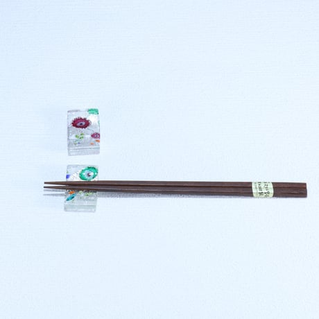 箸置　プラチナ象嵌「光琳」２ヶ組