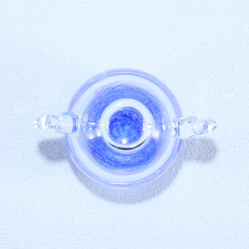 一輪挿し「天使の卵」渚大 コバルトブルー | グラスアート黒木 | 公式