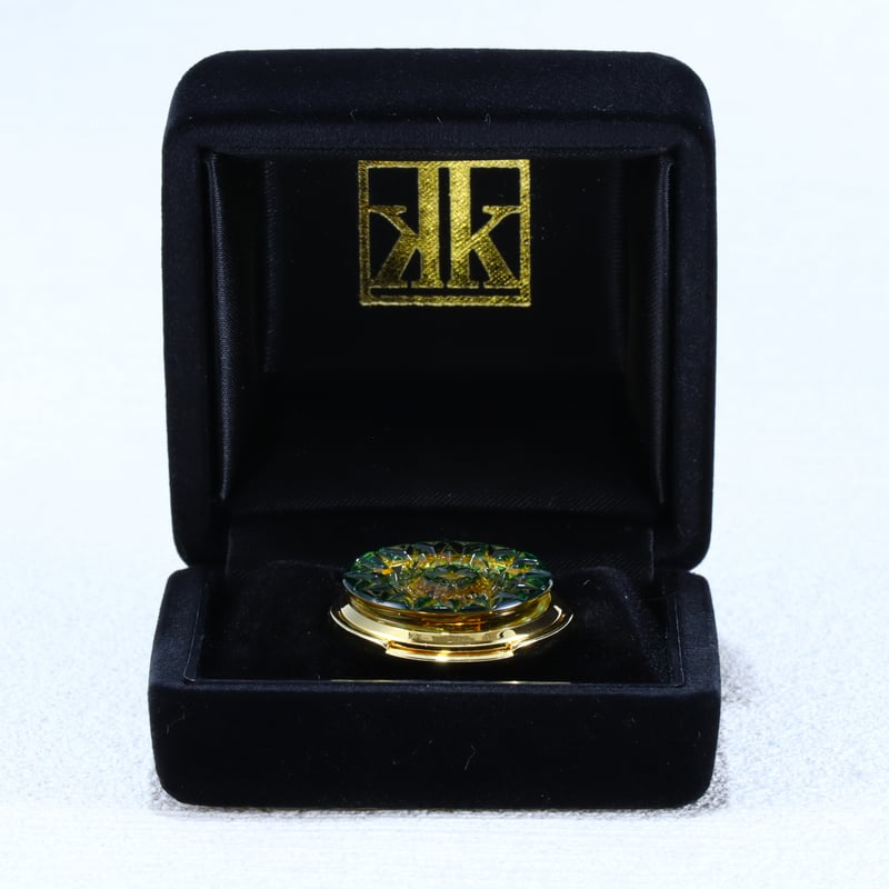 ゴルフマーカー「綾切子」 Dタイプ | グラスアート黒木 | 公式