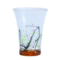 銀彩ショットグラス「光琳」彩 アンバー