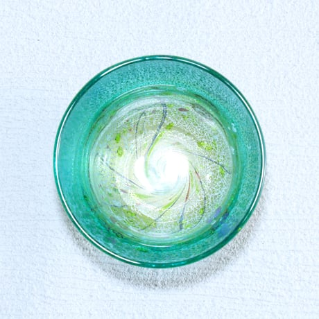 ぐい吞み 「光琳 雅」　トルコグリーン