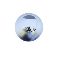 「カット文鎮」丸 コバルトブルー