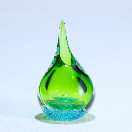 一輪挿し「雨雫」 若草