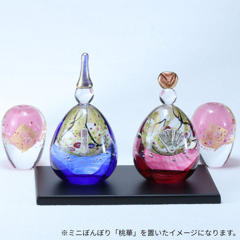 雛「光琳」～雫華～ペア | グラスアート黒木 | 公式オンラインストア