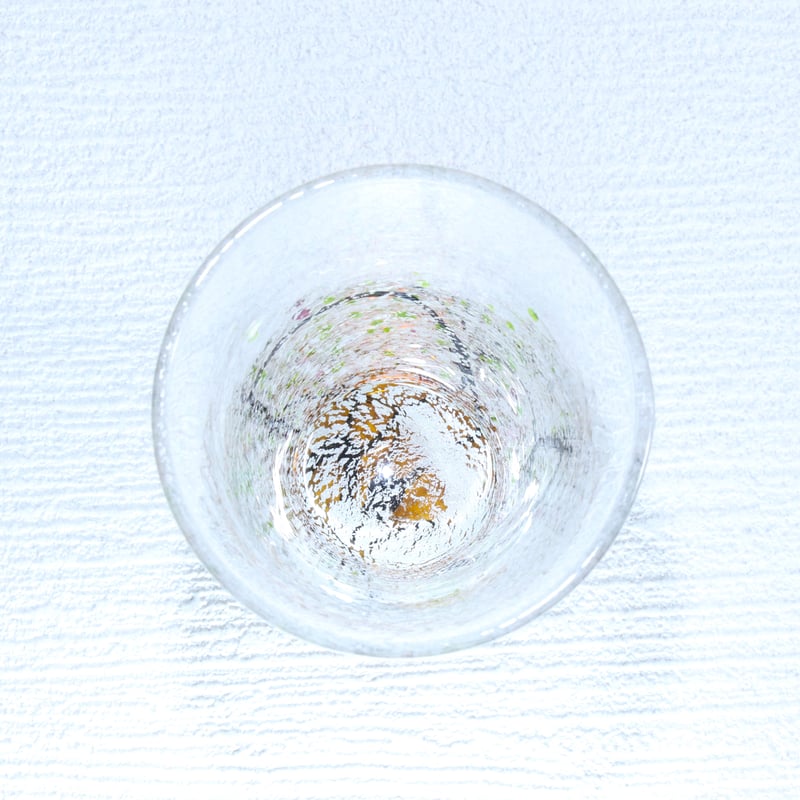 銀彩ショットグラス「光琳」彩 アンバー | グラスアート黒木 | 公式