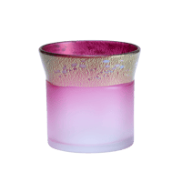 ロックグラス「オーシャン」 金赤