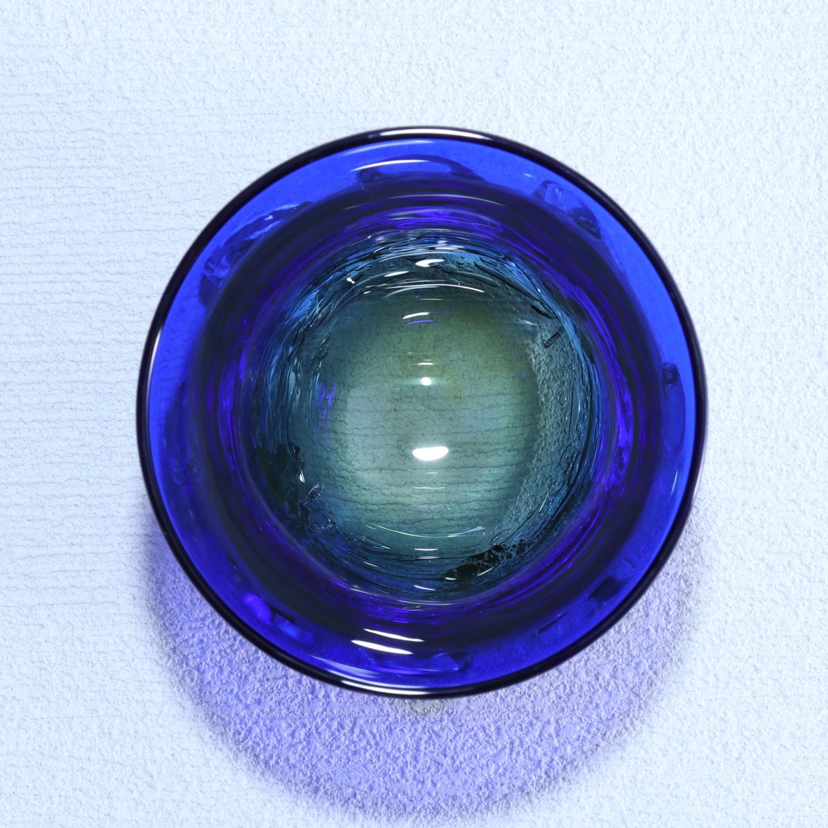 ロックグラス 「Jewelry Ice～氷の宝石～」 コバルトブルー