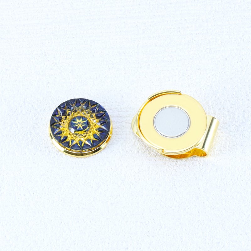 ゴルフマーカー「綾切子」 Cタイプ | グラスアート黒木 | 公式