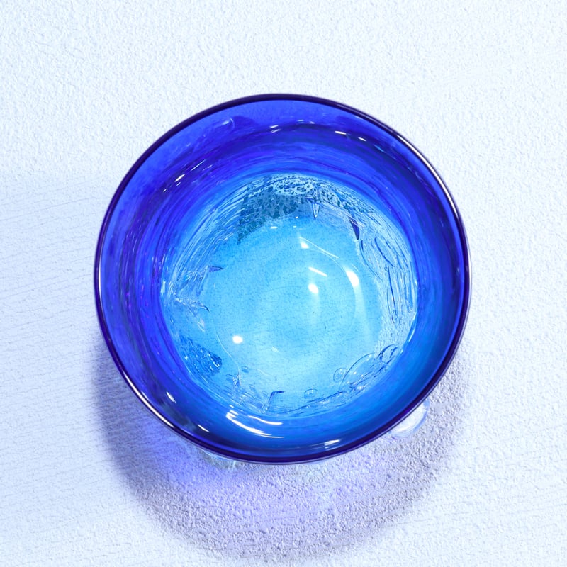 ロックグラス 「Jewelry Ice～氷の宝石～」 コバルトブルー/オーシャン