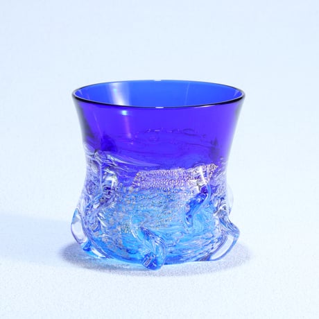 ロックグラス 「Jewelry Ice～氷の宝石～」 コバルトブルー/オーシャンブルー