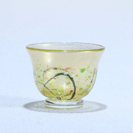 ぐい吞み　金彩「光琳」