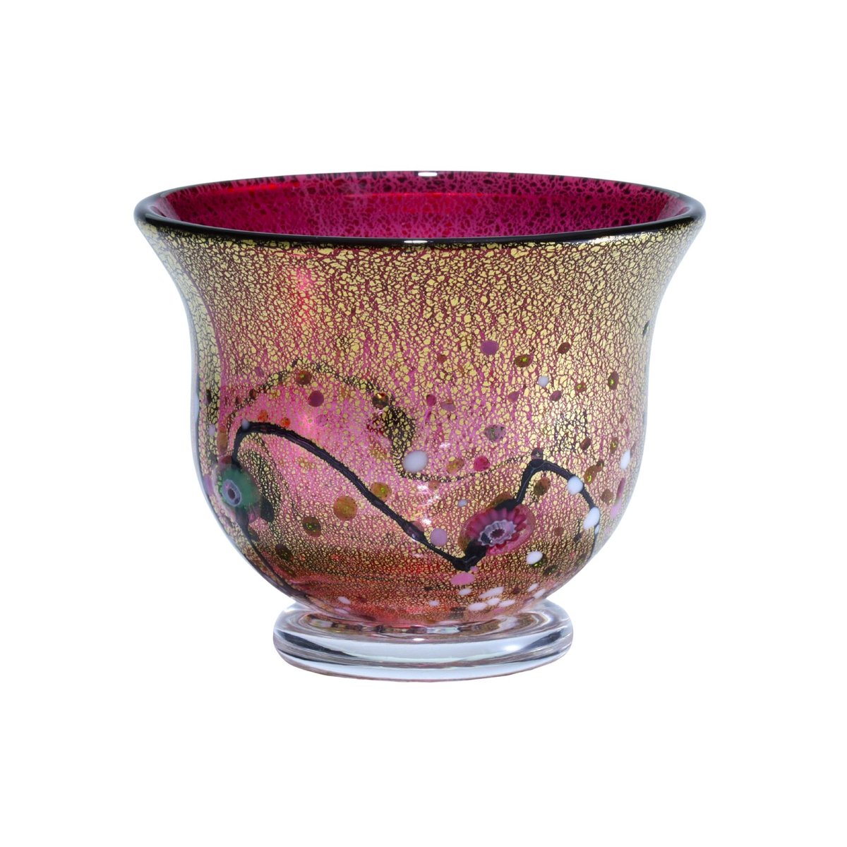 ぐい吞み 「光琳 雅」 金赤 | グラスアート黒木 | 公式