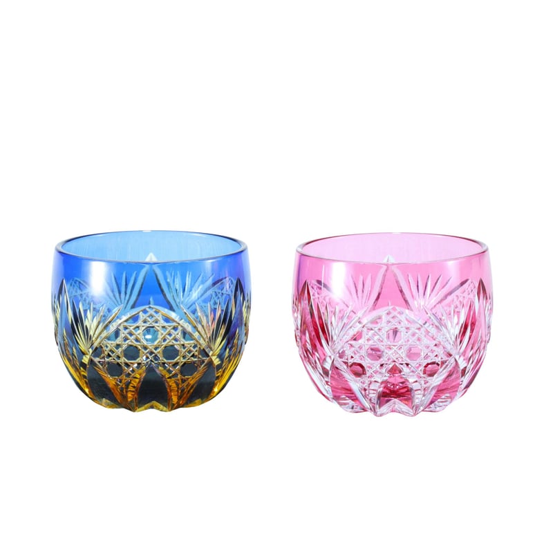 ぐい呑「綾切子」ペア | グラスアート黒木 | 公式オンラインストア