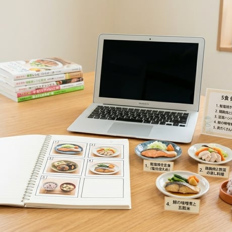 管理栄養士監修！食事メニュー（5食）
