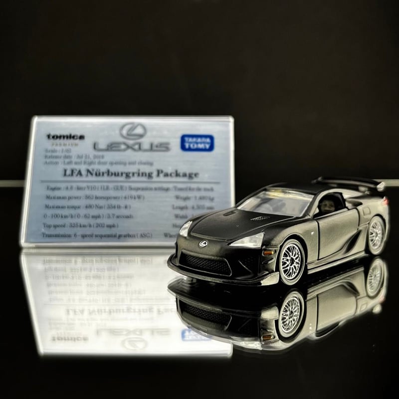 ミニ 展示用車両解説プレート トミカプレミアム レクサス LFA