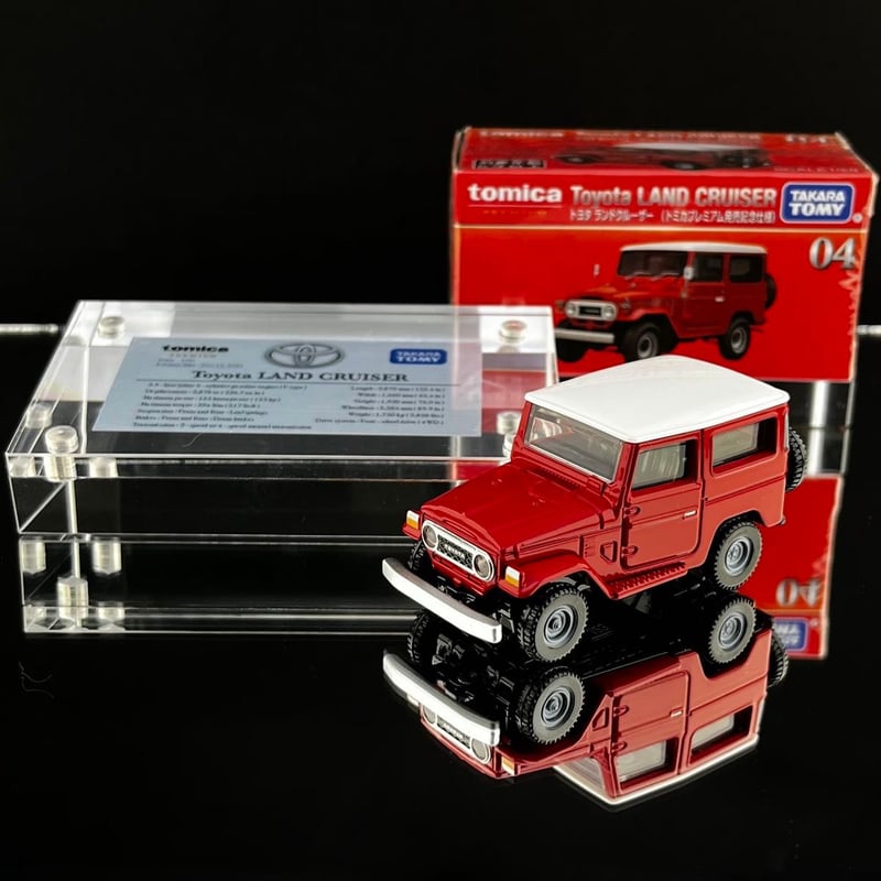展示用車両解説プレート トミカプレミアム No.04 トヨタ