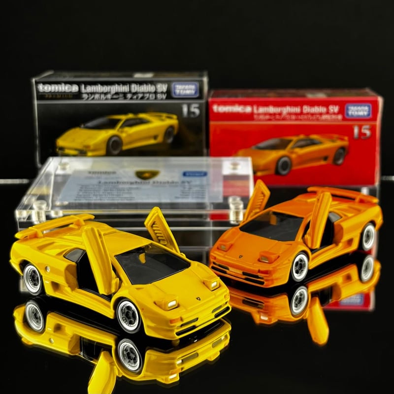 展示用車両解説プレート トミカプレミアム No.15 ランボルギーニ
