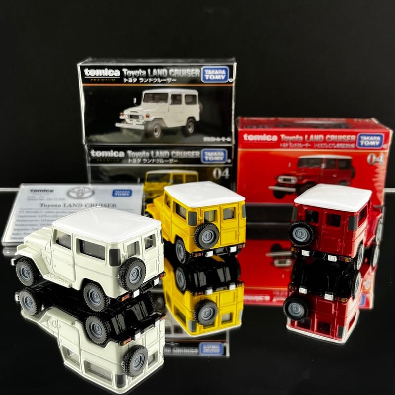ミニ展示用車両解説プレート トミカプレミアム No.04 トヨタ