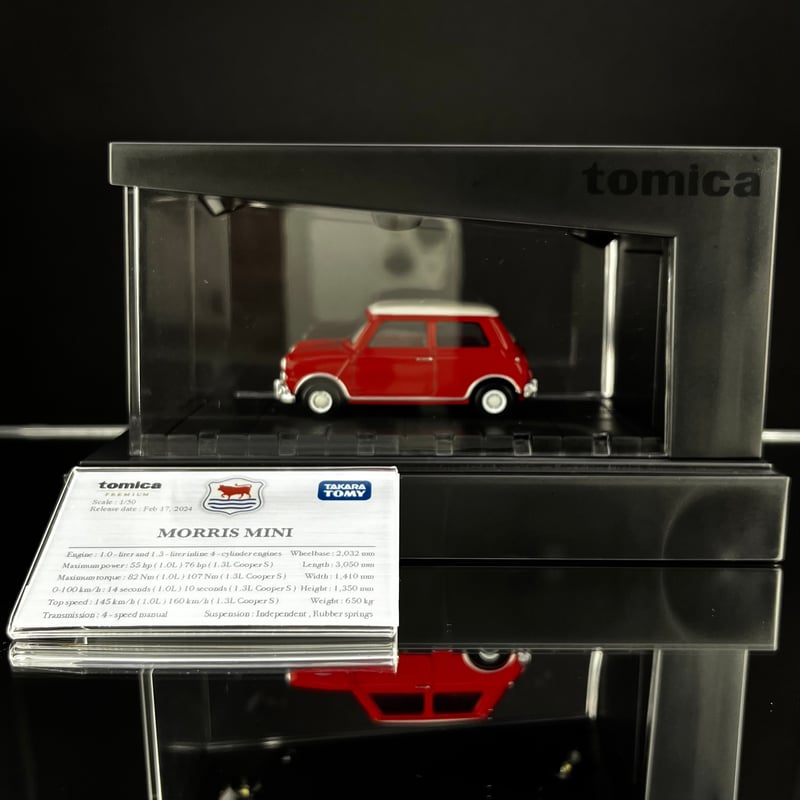 mini 展示用車両解説プレート tomica Premium モーリス ミニ 用 | Ga